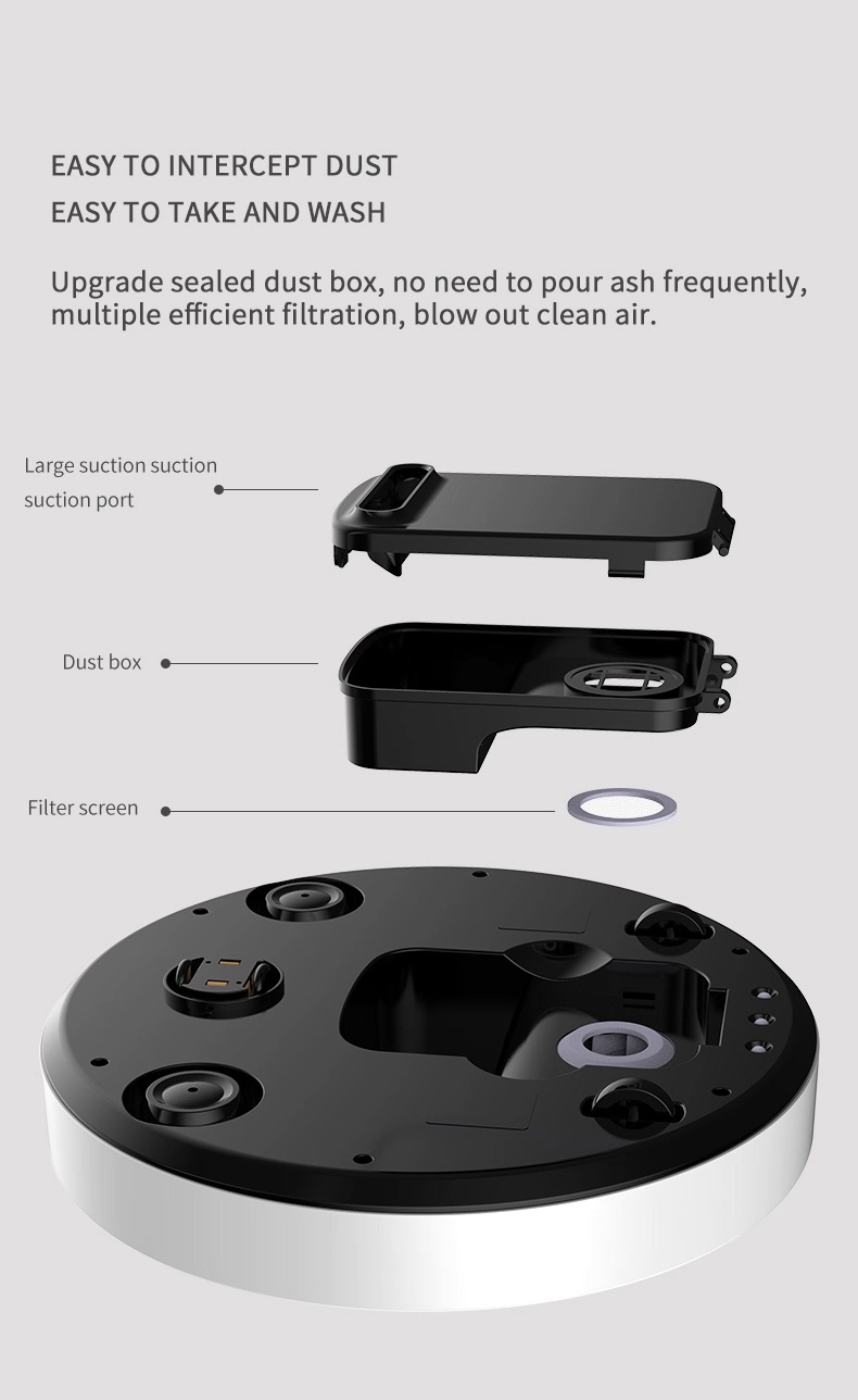 Dowai 3-in-1 Smart Robot Vacuum Cleaner – 1500Pa Suction | Auto Recharge | Sweep, Vacuum & Mop - Image 9