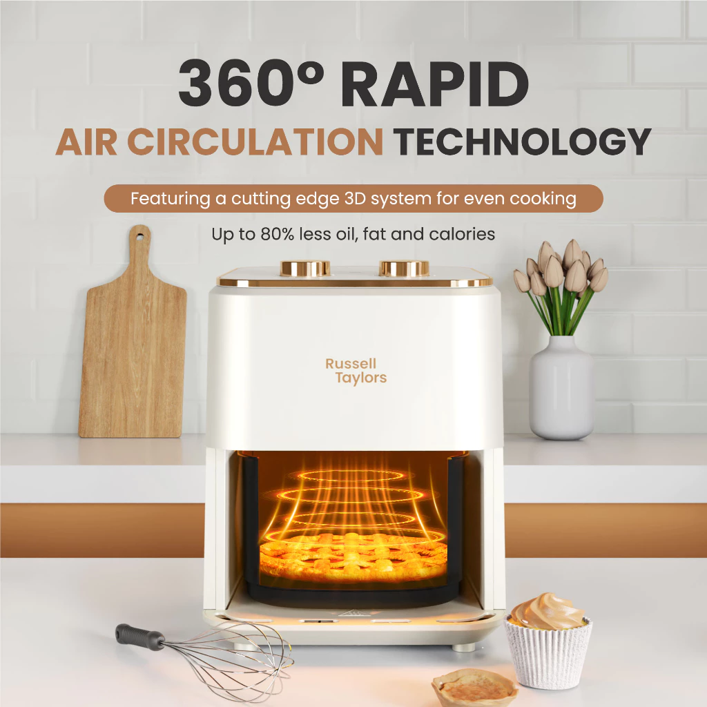 Russell Taylors 3D Visible Window Air Fryer Z3 (4.5L) - Image 2